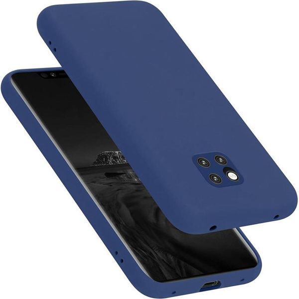 Cadorabo Custodia Protettiva Per Huawei Mate 20 Pro Custodia In Blu Telefono Cellulare Case Cover Tpu Etui-image