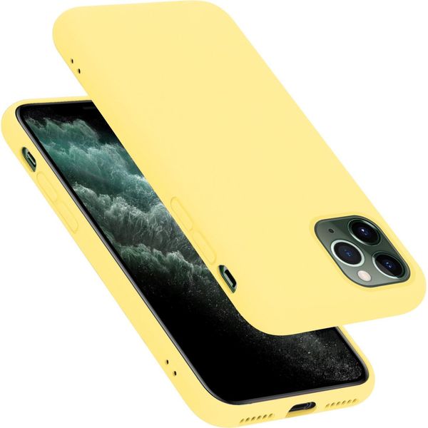 Cadorabo Custodia Protettiva Per Apple Iphone 11 Pro Max Custodia In Giallo Telefono Cellulare Custodia Cover Tpu Etui-image