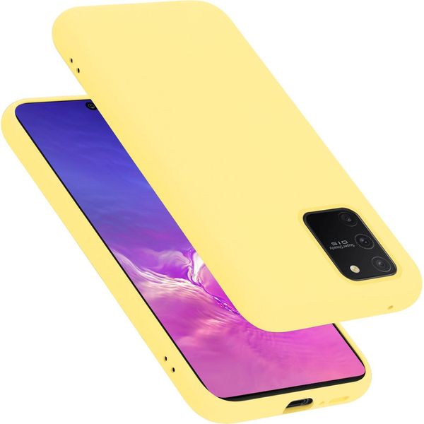 Cadorabo Custodia Protettiva Per Samsung Galaxy A91 / S10 Lite / M80S Custodia In Giallo Telefono Cellulare Case Cover Tpu Etui-image