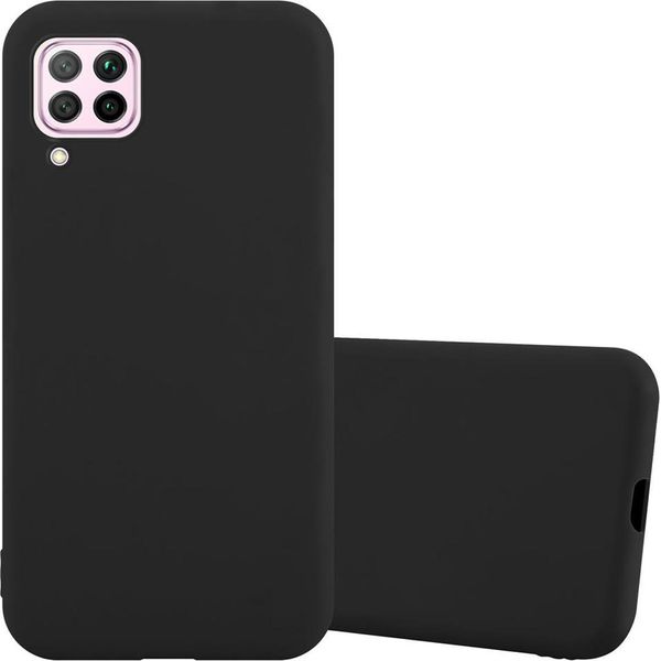 Custodia Cadorabo Per Huawei Nova 6 Se / P40 Lite / Nova 7I Custodia Protettiva In Nero Per Telefono Cellulare Custodia In Silicone Tpu Cover-image