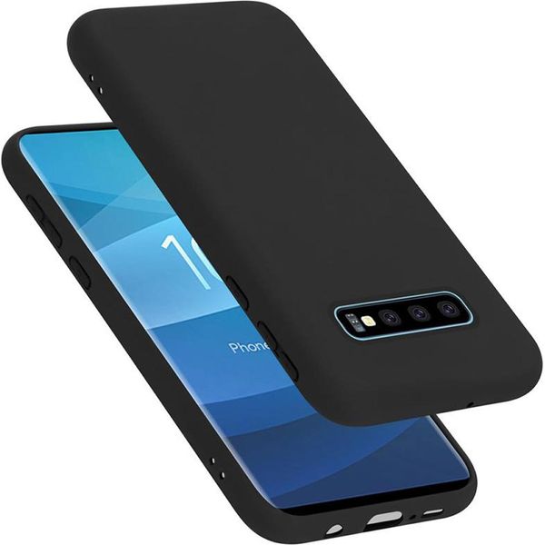 Cadorabo Custodia Protettiva Per Samsung Galaxy S10 Plus Custodia In Nero Telefono Cellulare Custodia Cover Tpu Etui-image