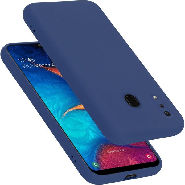 Cadorabo Custodia Protettiva Per Samsung Galaxy A20 / A30 / M10S Custodia In Blu Telefono Cellulare Case Cover Tpu Etui-image