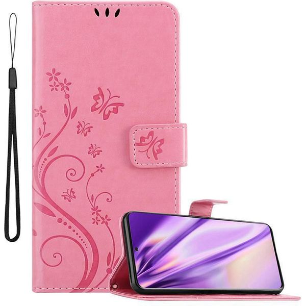 Cadorabo Cover Per Samsung Galaxy S20 Plus Cover Protettiva In Rosa Cover Protettiva Cover Telefono Cellulare Cover Fiori Custodia Fiore-image