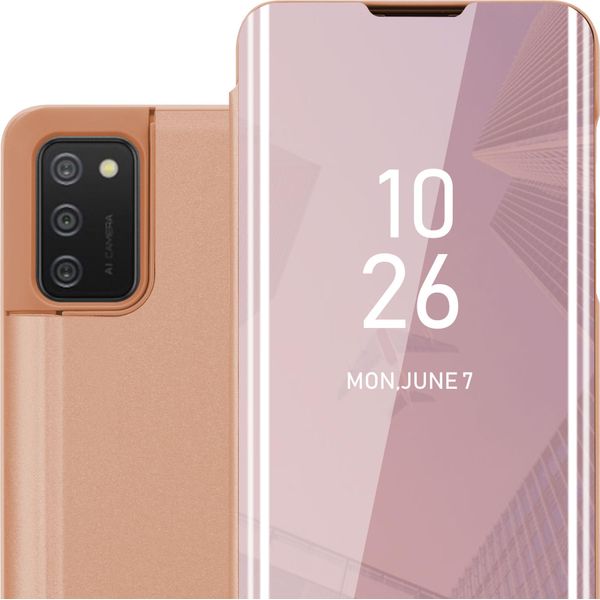 Cadorabo Custodia Per Telefono Cellulare Per Samsung Galaxy A02S In Rosa Cover Backcover Protettiva Custodia Libro-image