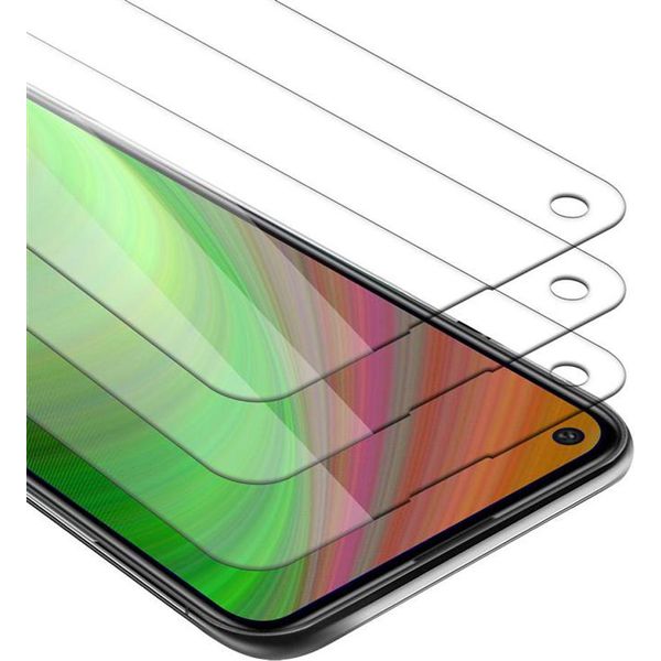 Cadorabo 3X Pellicola Blindata Per Huawei P40 Lite E Pellicola Protettiva In Bianco Vetro Protettivo Temperato Per Schermo-image