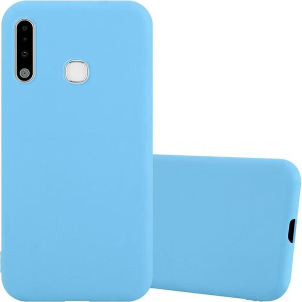 Cadorabo Custodia Per Samsung Galaxy A70E Custodia Protettiva In Blu Custodia Del Telefono Cellulare Tpu Silicone Custodia Cover-image