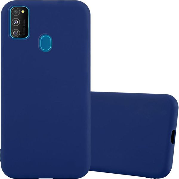 Custodia Cadorabo Per Samsung Galaxy M21 / M30S Custodia Protettiva In Blu Custodia Per Cellulare Tpu Custodia In Silicone Cover-image