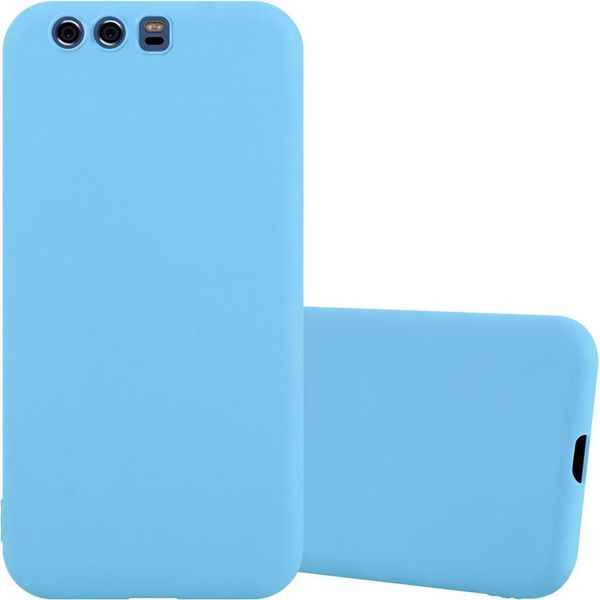Custodia Cadorabo Per Huawei P10 Plus Custodia Protettiva In Blu Custodia Per Cellulare Tpu Custodia In Silicone Cover-image