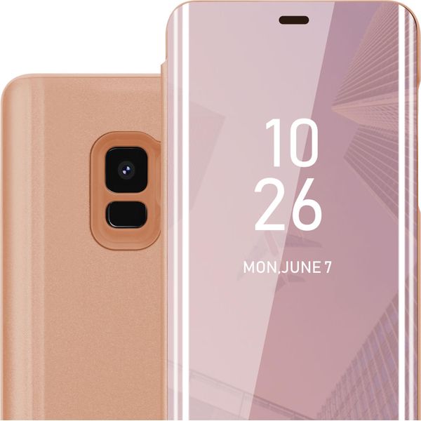 Cadorabo Custodia Per Telefono Cellulare Per Samsung Galaxy S9 In Rosa Cover Backcover Protettiva Custodia Libro-image