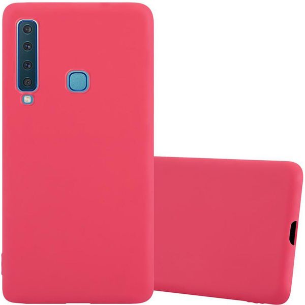 Cadorabo Custodia Per Samsung Galaxy A9 2018 Custodia Protettiva In Rosso Custodia Per Telefono Cellulare Tpu Silicone Custodia Cover-image