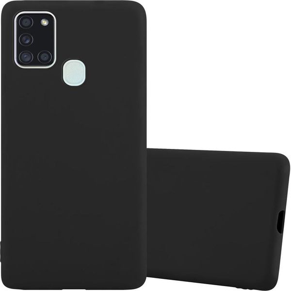 Custodia Cadorabo Per Samsung Galaxy A21S Custodia Protettiva In Nero Per Telefono Cellulare Tpu Custodia In Silicone Cover-image