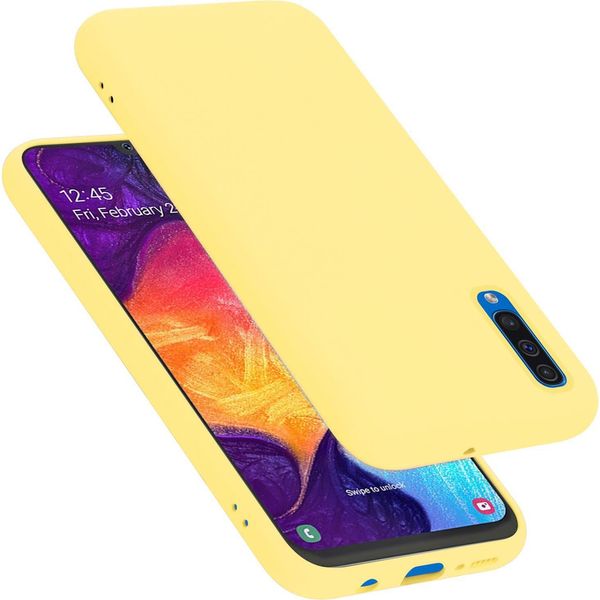 Cadorabo Custodia Protettiva Per Samsung Galaxy A50 4G / A50S / A30S Custodia In Giallo Telefono Cellulare Case Cover Tpu Etui-image