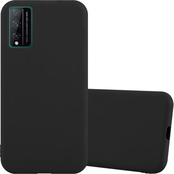 Cadorabo Custodia Per Honor Play 4T Pro Custodia Protettiva In Nero Custodia Per Telefono Cellulare Tpu Silicone Custodia Cover-image