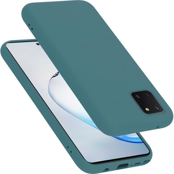 Cadorabo Custodia Protettiva Per Samsung Galaxy A81 / Note 10 Lite / M60S Custodia In Verde Cellulare Custodia Cover Tpu Etui-image