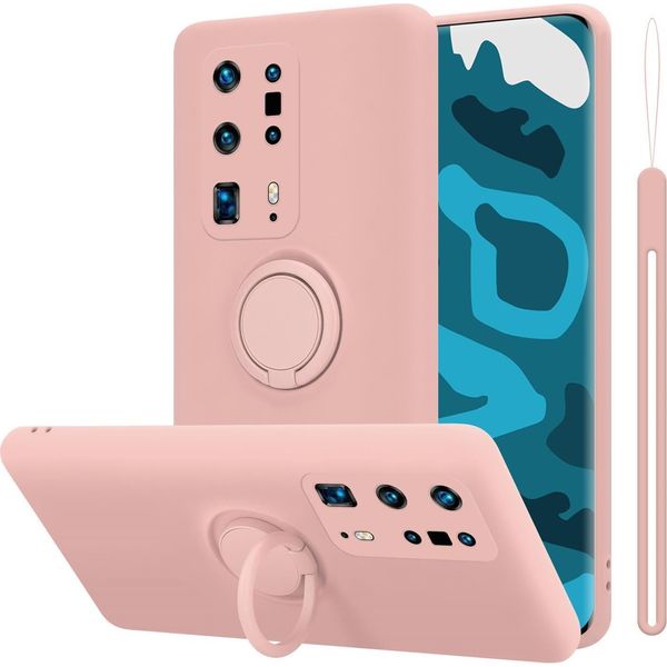 Custodia Cadorabo Per Huawei P40 Pro / P40 Pro+ Custodia Protettiva In Rosa Custodia Per Cellulare Tpu Etui Case Cover-image
