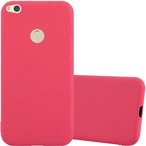 Cadorabo Custodia Per Huawei P8 Lite 2017 / P9 Lite 2017 Custodia Protettiva In Rosso Custodia Per Cellulare Tpu Custodia In Silicone Cover-image
