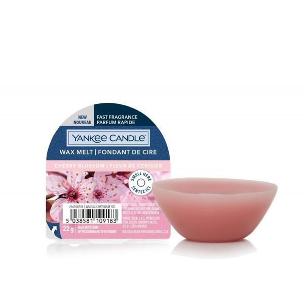 Yankee Candle Cera Profumata Cherry Blossom Per Aromalamp 22 G-image