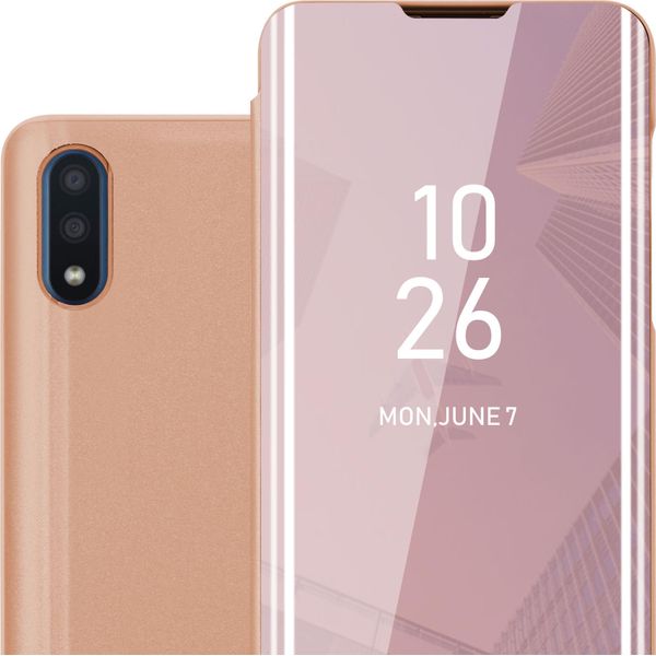 Cadorabo Custodia Per Telefono Cellulare Per Samsung Galaxy A01 In Rosa Cover Backcover Protettiva Custodia A Libro-image