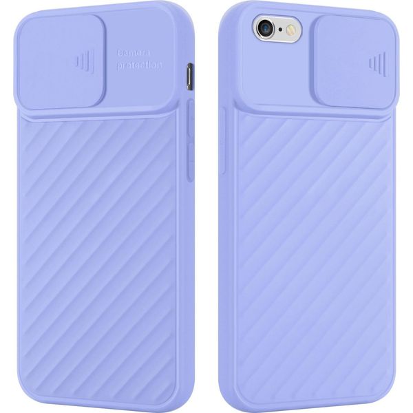 Custodia Cadorabo Per Apple Iphone 6 Plus / 6S Plus Custodia Protettiva In Tpu Viola Custodia Cover Fotocamera Protezione-image