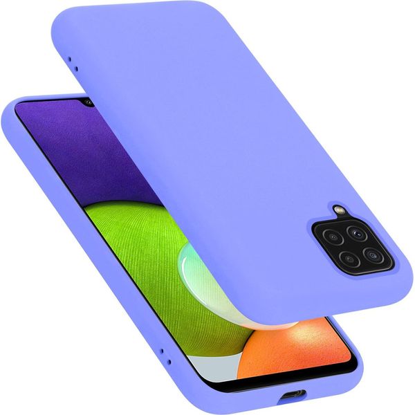 Cadorabo Custodia Protettiva Per Samsung Galaxy A22 4G / M22 / M32 4G Custodia In Viola Telefono Cellulare Case Cover Tpu Etui-image