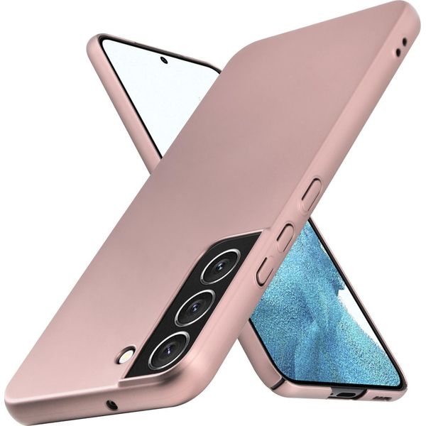 Cadorabo Cover Per Samsung Galaxy S22 Cover Protettiva In Rosa Custodia Rigida Cover Per Telefono Cellulare-image