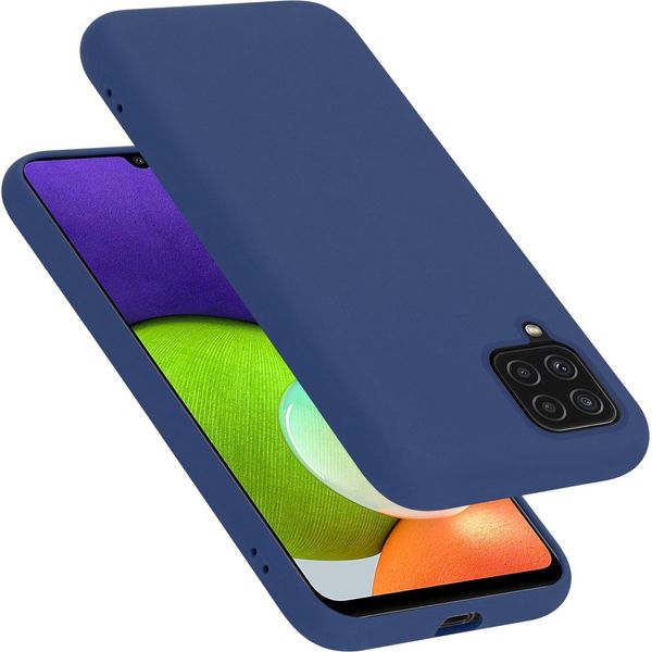 Cadorabo Custodia Protettiva Per Samsung Galaxy A22 4G / M22 / M32 4G Custodia In Blu Telefono Cellulare Custodia Cover Tpu Etui-image