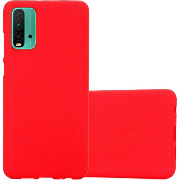 Cadorabo Custodia Protettiva Per Xiaomi Redmi 9T / Poco M3 Caso In Rosso Cellulare Caso Tpu Etui Cover Case-image