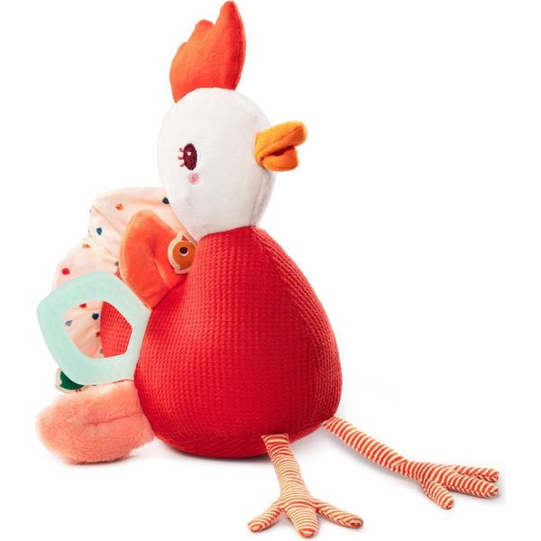 Lilliputiens Giocattolo Multiattività Pollo Paulette Peluche Sensoriale-image