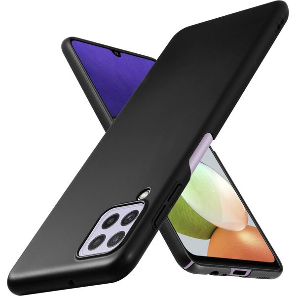 Cadorabo Cover Per Samsung Galaxy A22 4G / M22 / M32 4G Cover Protettiva In Nero Custodia Rigida Cover Per Telefono Cellulare-image