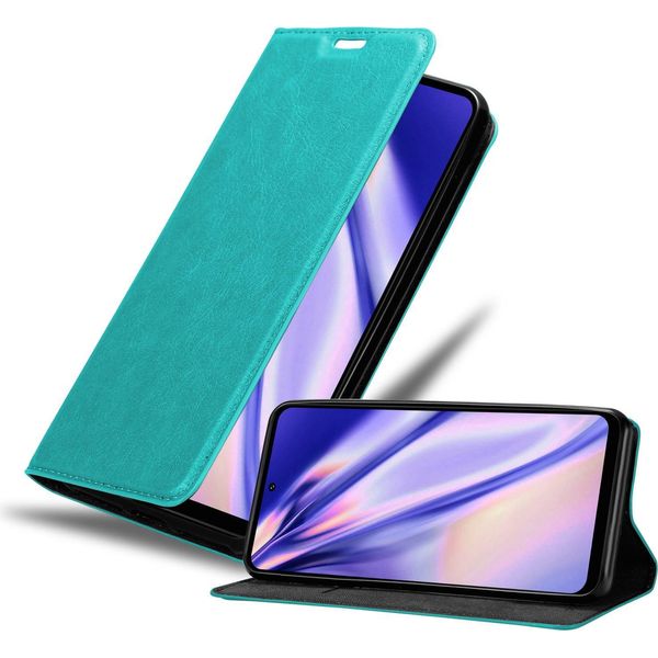 Cadorabo Custodia Per Motorola Moto G31 / G41 Cover Protettiva In Turchese Custodia Per Cellulare Cover Chiusura Magnetica-image