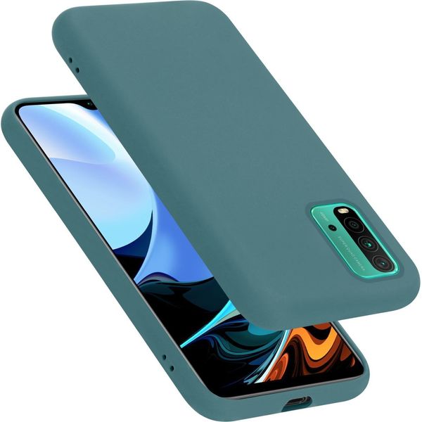 Cadorabo Custodia Protettiva Per Xiaomi Redmi 9T / Poco M3 Custodia In Verde Telefono Cellulare Custodia Cover Tpu Etui-image