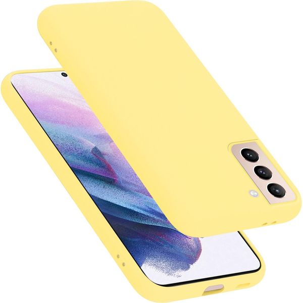Cadorabo Custodia Protettiva Per Samsung Galaxy S21 Plus Custodia In Giallo Telefono Cellulare Custodia Cover Tpu Etui-image
