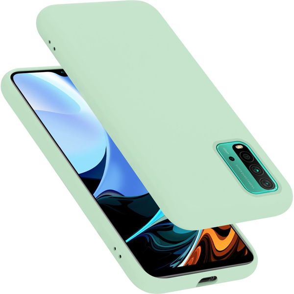 Cadorabo Custodia Protettiva Per Xiaomi Redmi 9T / Poco M3 Custodia In Verde Telefono Cellulare Custodia Cover Tpu Etui-image
