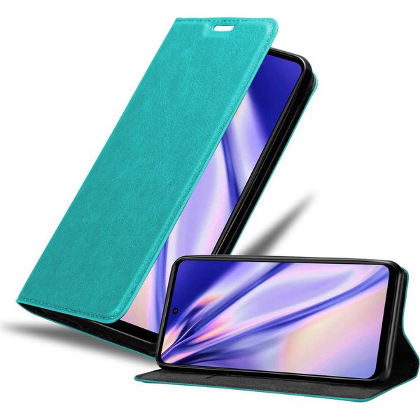 Custodia Cadorabo Per Motorola Moto G51 5G Cover Protettiva In Turchese Custodia Per Cellulare Cover Chiusura Magnetica-image
