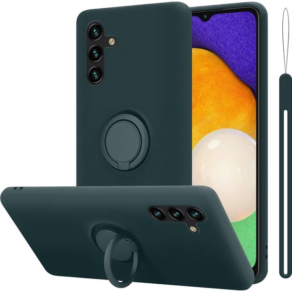 Cadorabo Custodia Per Samsung Galaxy A13 5G Custodia Protettiva In Verde Custodia Per Telefono Cellulare Tpu Custodia Cover-image