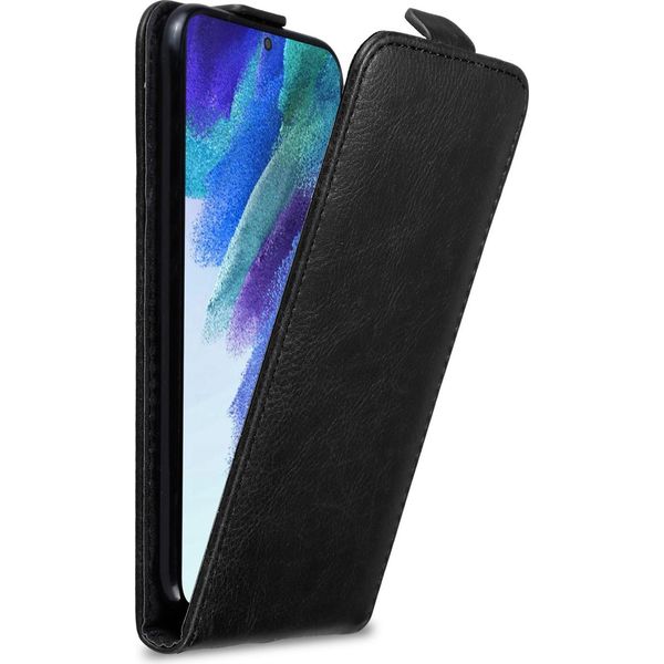 Cadorabo Cover Per Samsung Galaxy S22 Plus Cover Protettiva In Nero Flip Case Custodia Per Telefono Cellulare Cover-image
