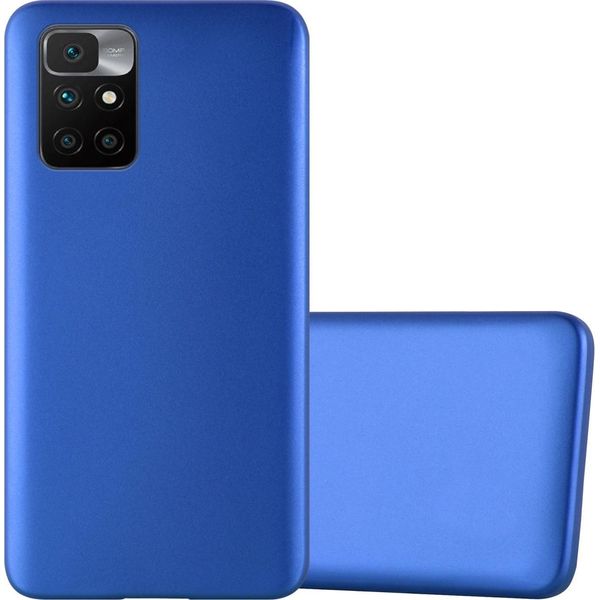 Cadorabo Custodia Protettiva Per Xiaomi Redmi 10 / Redmi Note 11 4G Custodia In Blu Telefono Cellulare Tpu Silicone Custodia Cover Case-image