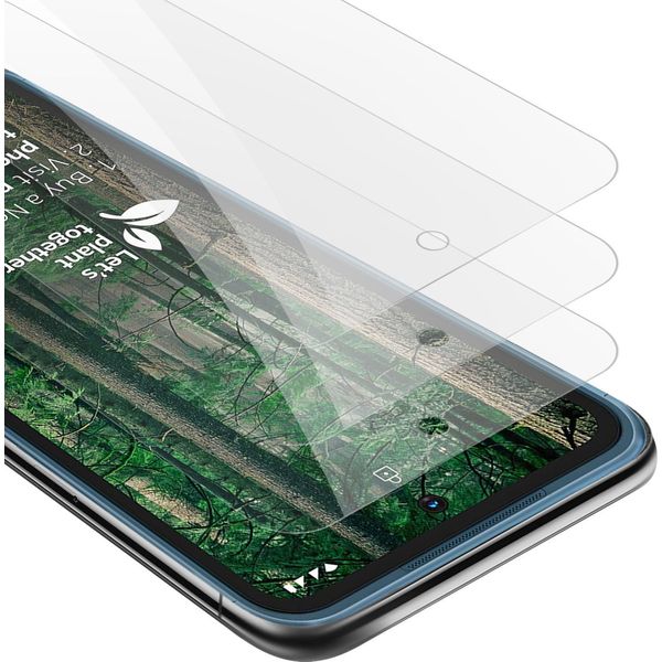 Cadorabo 3X Proteggi Schermo Blindato Per Nokia XR20 In Vetro Temperato Trasparente-image
