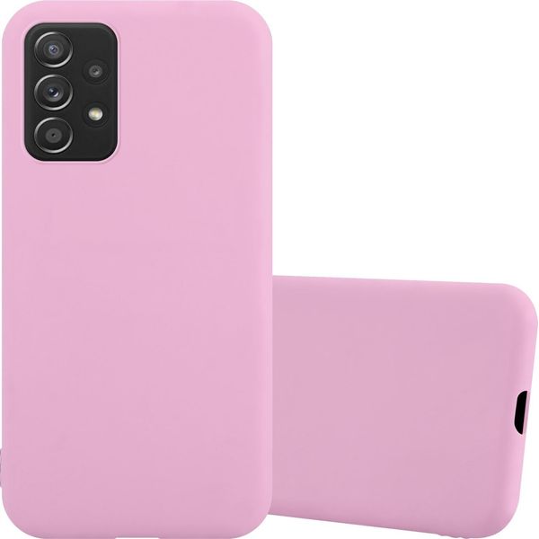 Custodia Cadorabo Per Samsung Galaxy A52 (4G / 5G) / A52S Custodia Protettiva In Rosa Custodia Per Cellulare Tpu Custodia In Silicone Cover-image