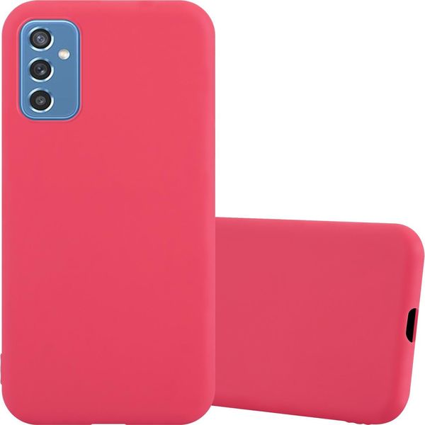 Cadorabo Custodia Per Samsung Galaxy M52 5G Custodia Protettiva In Rosso Custodia Del Telefono Cellulare Tpu Silicone Custodia Cover-image