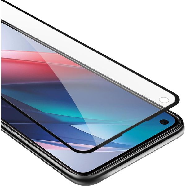 Cadorabo Pellicola Blindata Per Oppo Find X3 Lite Pellicola Protettiva In Nero A Schermo Intero Vetro Temperato Di Protezione Del Display-image