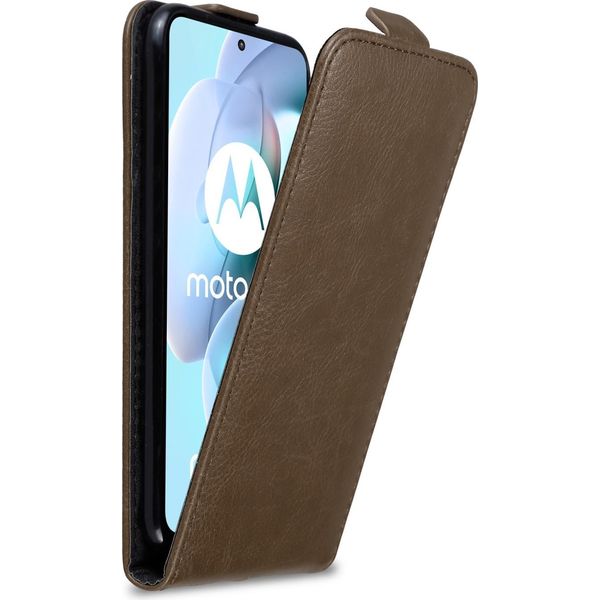 Custodia Cadorabo Per Motorola Moto G31 / G41 Custodia Protettiva In Marrone Custodia Flip Per Telefono Cellulare Custodia Cover-image