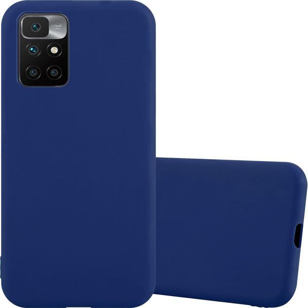 Cadorabo Custodia Per Xiaomi Redmi 10 / Redmi Note 11 4G Custodia Protettiva In Blu Custodia Per Cellulare Custodia In Silicone Tpu Cover-image