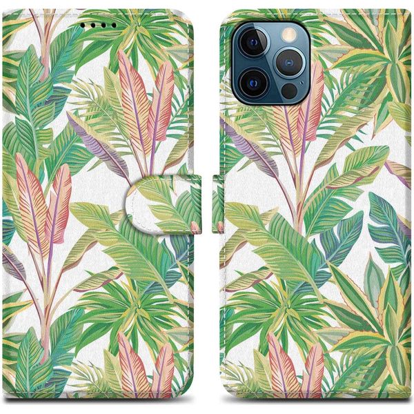 Cadorabo Custodia Protettiva Per Apple Iphone 13 Pro Max Case Design Green Rainforest No.8 Custodia Per Telefono Cellulare Custodia Protettiva-image