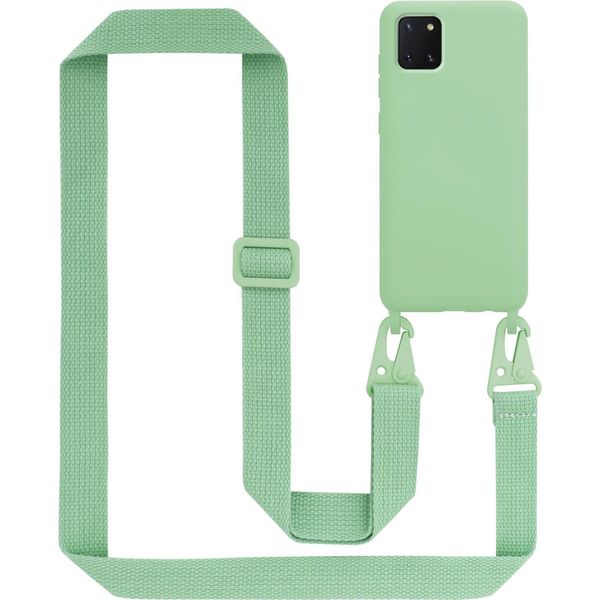 Cadorabo Custodia Protettiva Per Samsung Galaxy A81 / Note 10 Lite / M60S Cover In Verde Custodia A Catena Per Cellulare Cavo Regolabile In Lunghezza-image