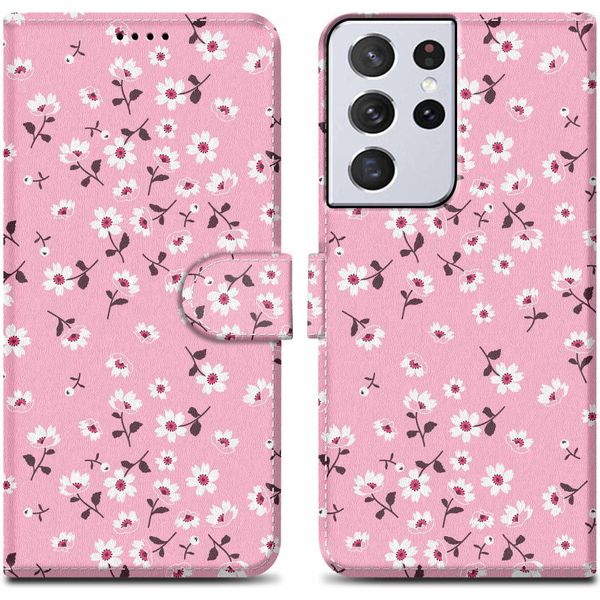 Cadorabo Custodia Protettiva Per Samsung Galaxy S22 Ultra Custodia Design Rosa Cellulare Custodia Protettiva Custodia Magnetica Custodia Cover-image