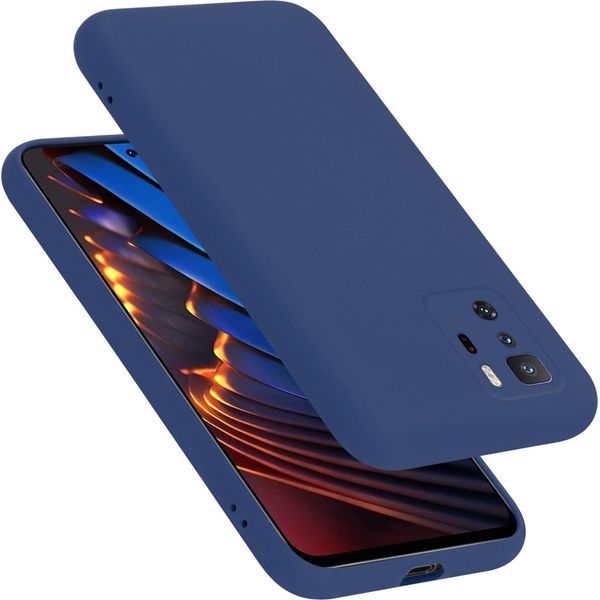 Cadorabo Custodia Protettiva Per Xiaomi Poco X3 Gt Custodia In Blu Telefono Cellulare Custodia Cover Tpu Etui-image
