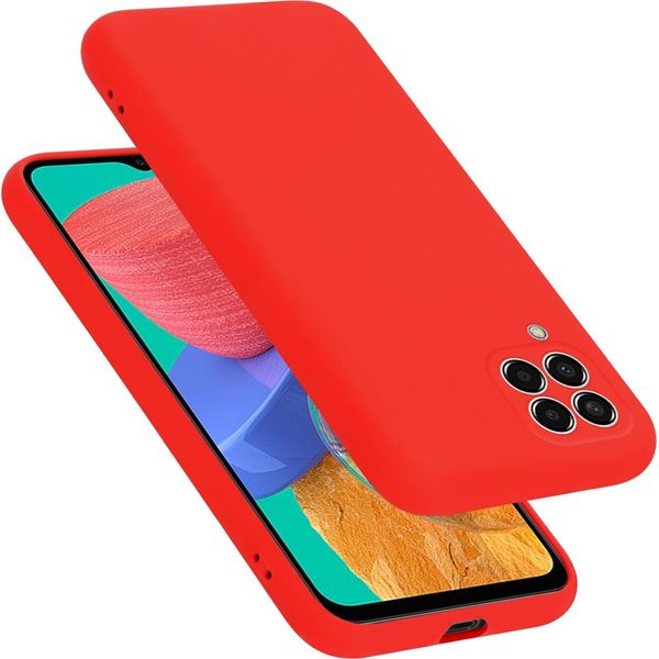 Cadorabo Custodia Protettiva Per Samsung Galaxy M33 5G In Rosso Custodia Del Telefono Cellulare Case Cover Tpu Etui-image