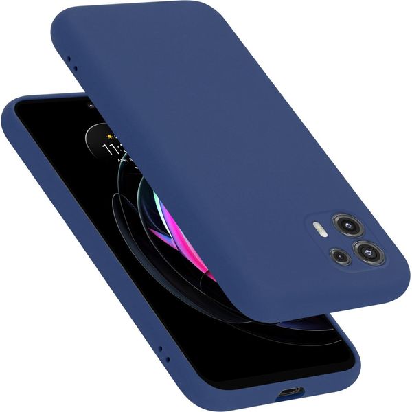 Cadorabo Custodia Protettiva Per Motorola Edge 20 Lite / Fusion Custodia In Blu Telefono Cellulare Case Cover Tpu Etui-image