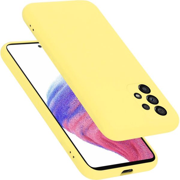 Cadorabo Custodia Protettiva Per Samsung Galaxy A53 5G In Giallo Custodia Del Telefono Cellulare Custodia Cover Tpu Etui-image